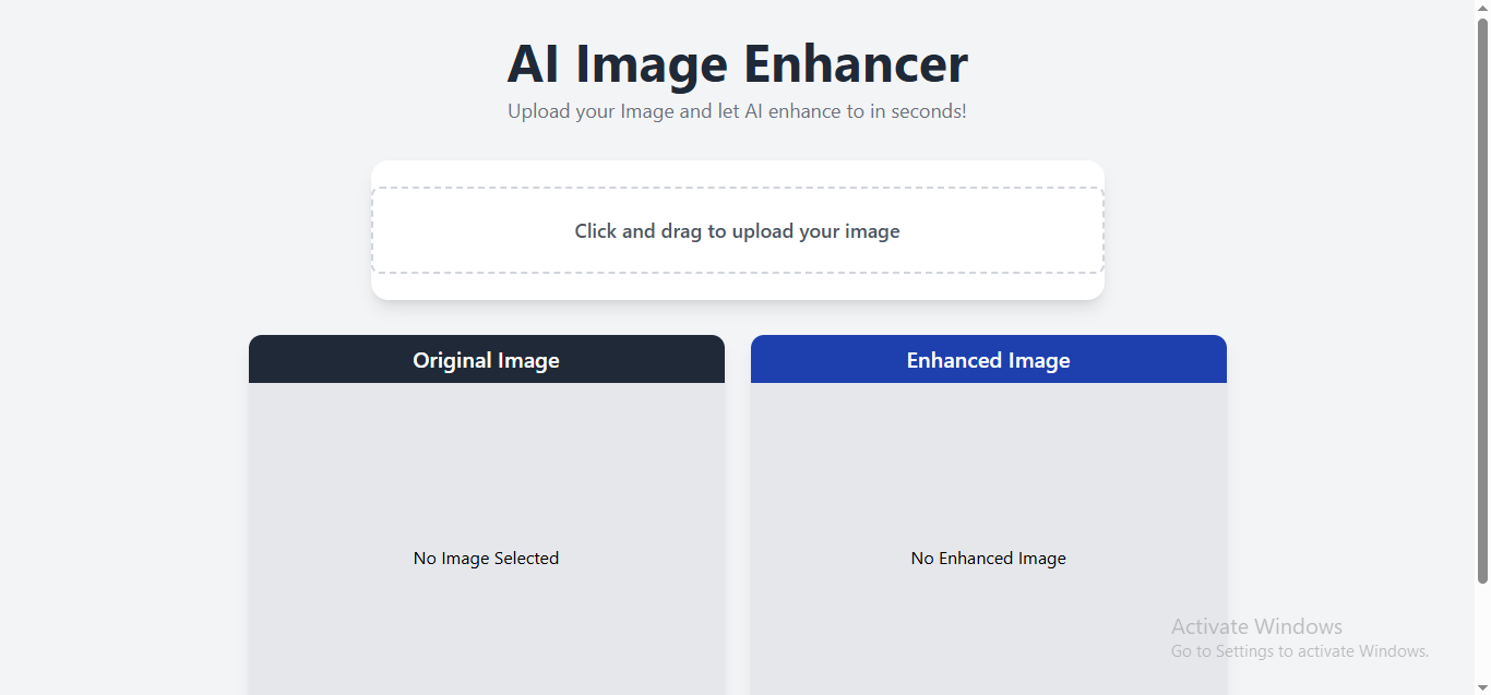 AI Image Enhancer